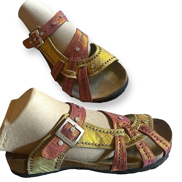 Euro Wellness Balance Leather Sandals Women’s Size 7 NWOT Boho Earthtone… - Picture 8 of 9